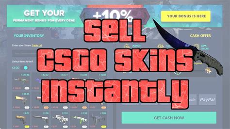 csgo instant skin sell cs